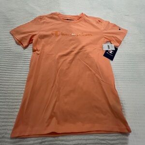 New Champion Girls’s Orange T-Shirt Size 14/16